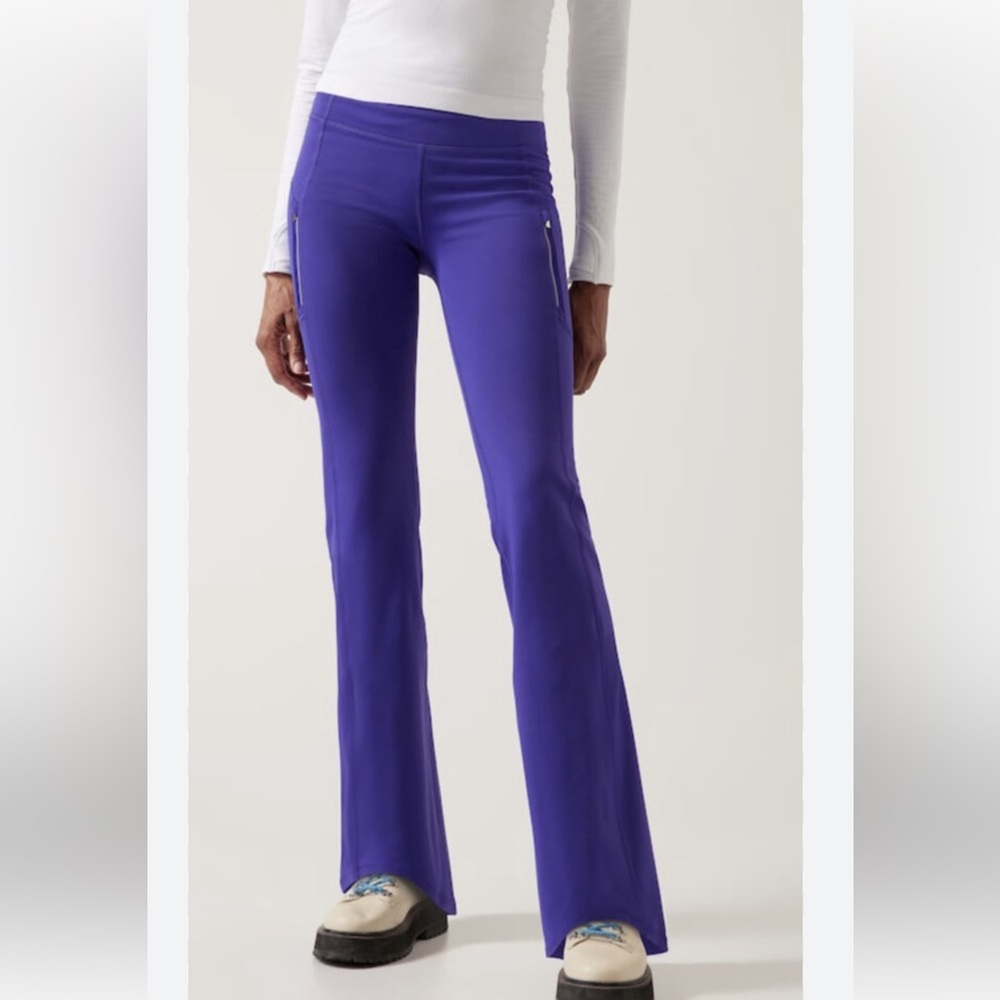 Athleta Noble Blue Rainer Bootcut pants 
Like new